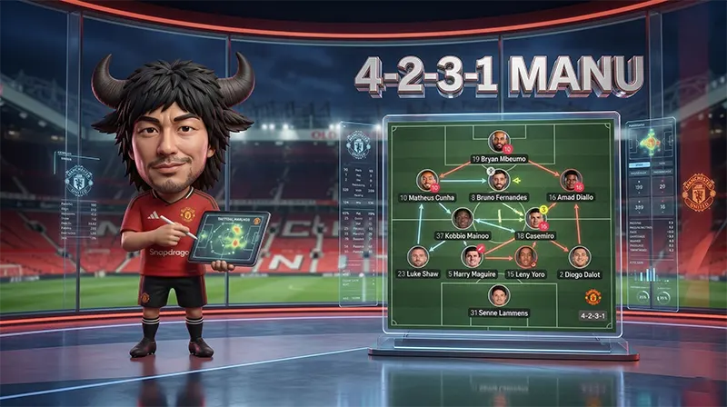วิเคราะห์แท็คติก คาร์ริค แมนยู — ระบบ 4-2-3-1 ที่เปลี่ยนปีศาจแดงจากหน้ามือเป็นหลังมือ พรีเมียร์ลีก 2025-26